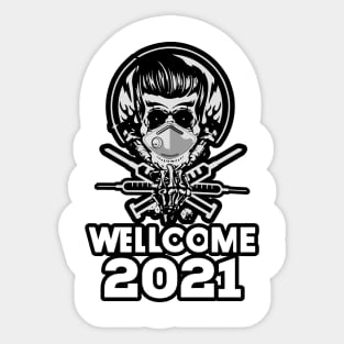 New Year t-shirt Sticker